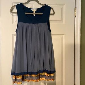 Matilda Jane blue & floral Women’s tank size small